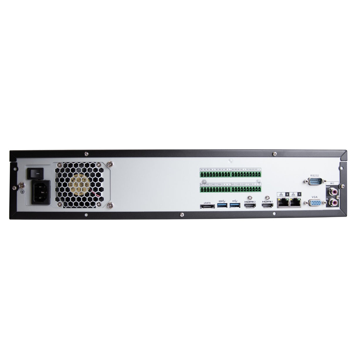 IC Realtime NVR-6032K 4K 32 Channel 2U NVR with 8TB Hard Drive