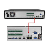 IC Realtime NVR-EL64-2U12MP1 64 Channel 2U 4K Network Video Recorder, 10TB HDD