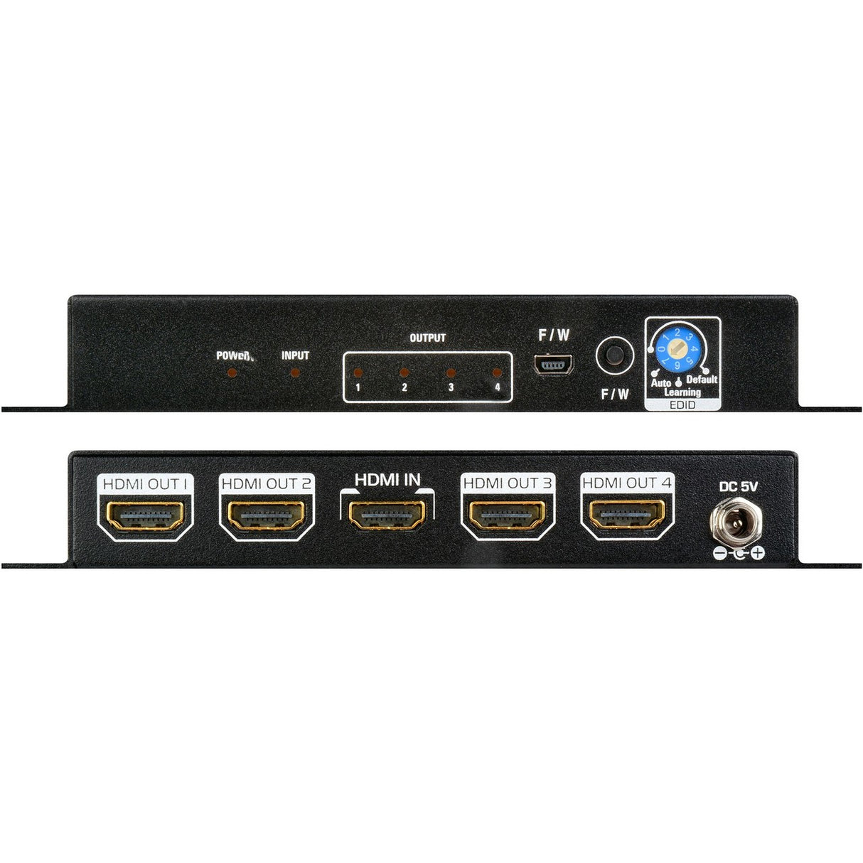 Ocean Matrix OMX-HDMI2E-1X4 | 1x4 4K UHD HDR HDMI 2.0 Splitter Distribution Amplifier