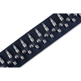 Levy's Rebel Series Guitar Strap, Black