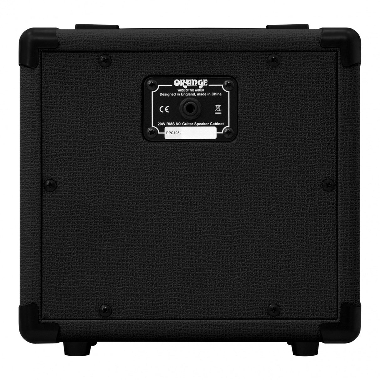 Orange PPC108 | 1 x 8 Closed Back 20 Watt Guitar Cabinet Speaker for Micro Terror Head Black