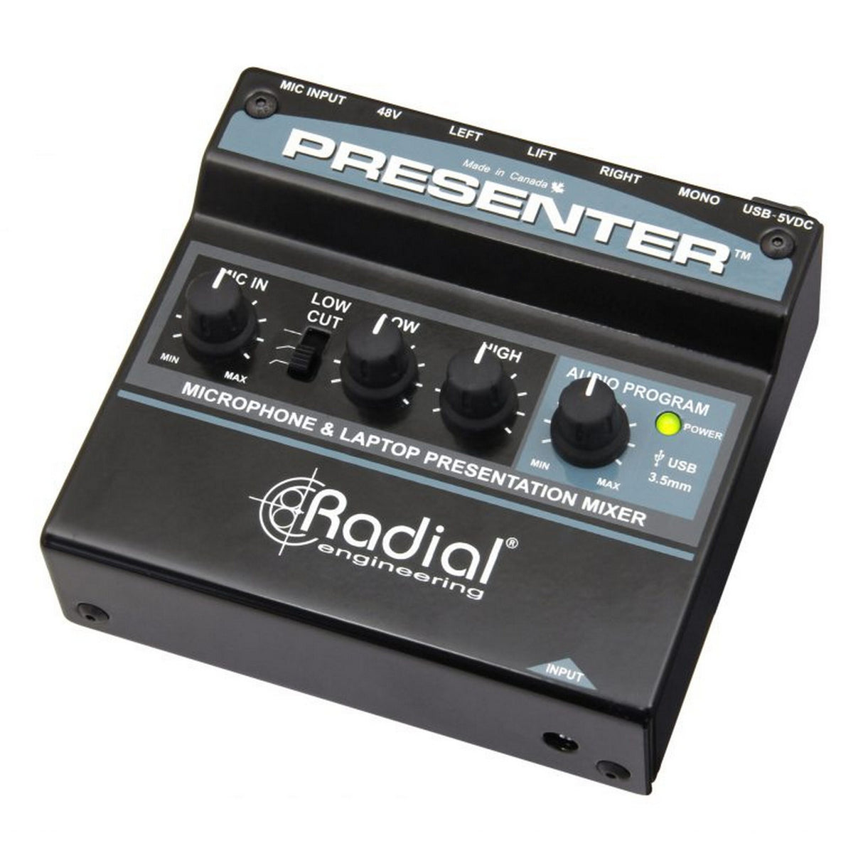 Radial Presenter Audio Presentation Mixer