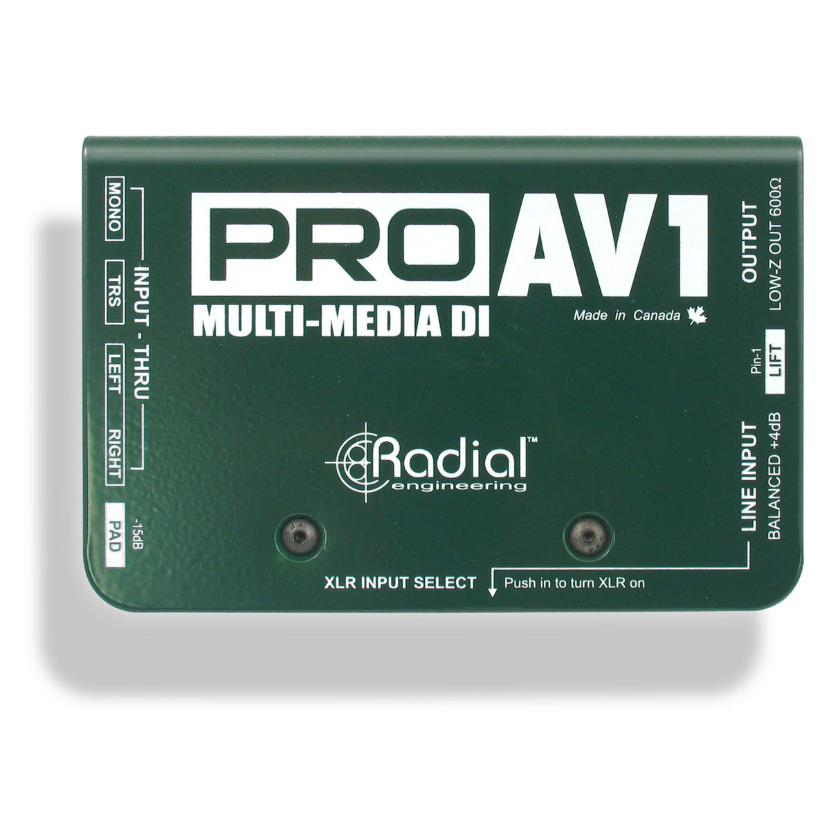 Radial ProAV1 | Single Channel Passive Direct Injection Box