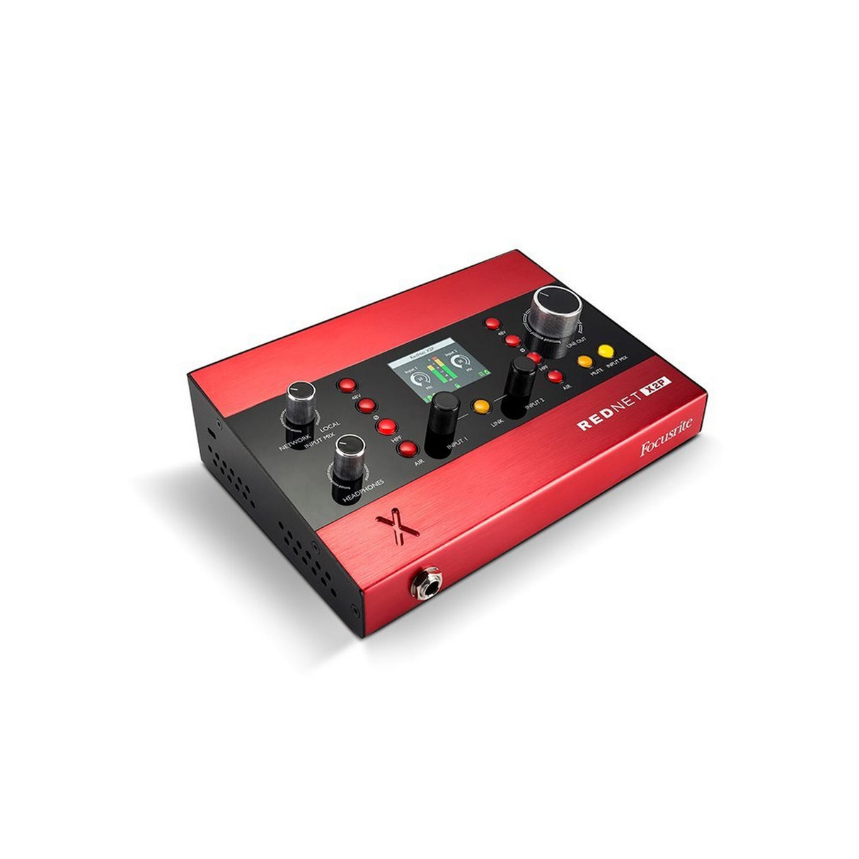 Focusrite RedNet X2P 2-Channel 24/96 Microphone Pre, Headphone/Line Out Dante I/O Interface with PoE