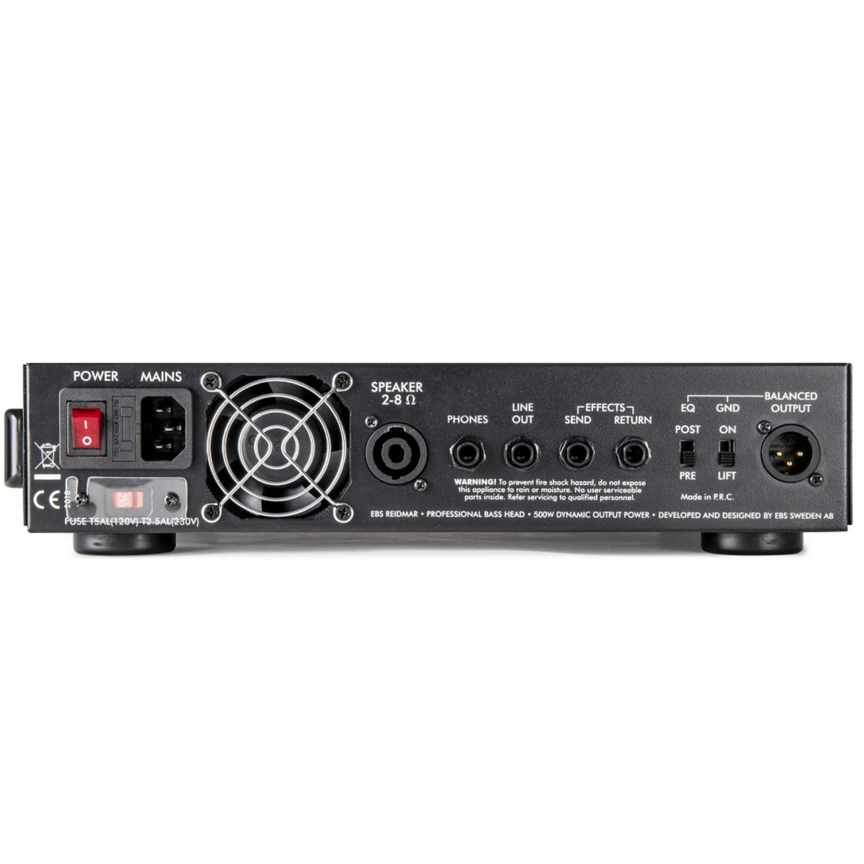 EBS Reidmar 502 500W 2-Ohm Bass Amplifier Head