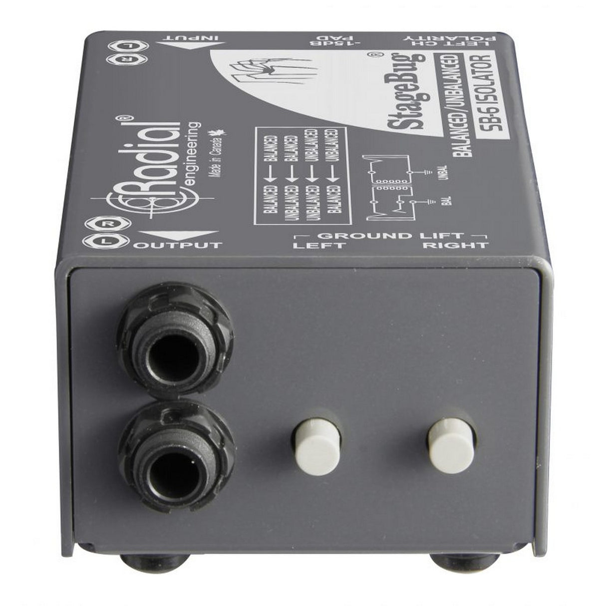 Radial StageBug SB-6 Passive Stereo Line Isolator (Used)