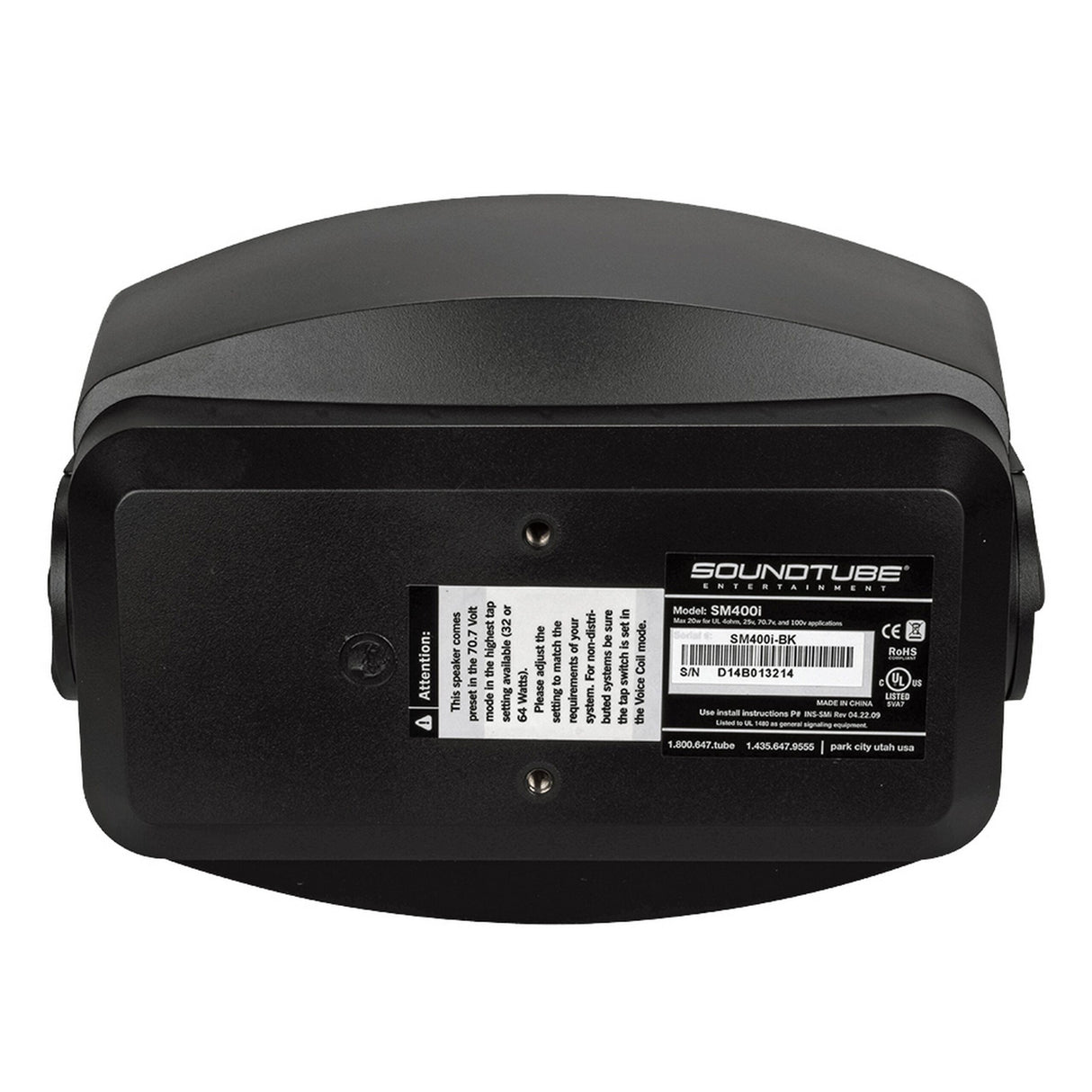 SoundTube SM400I-BK 4-Inch Surface Mount Speaker, Black
