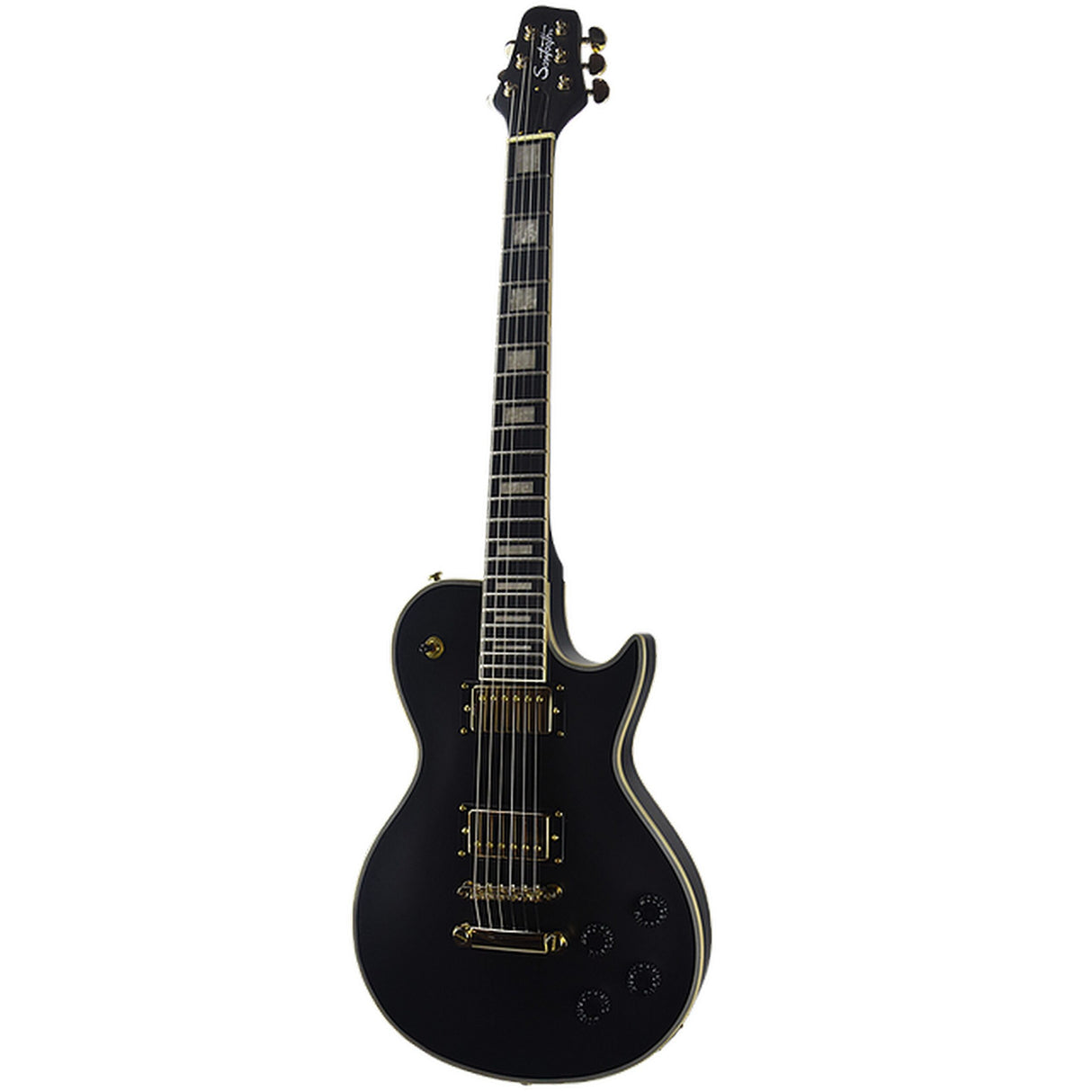 Sawtooth ST-H70C-STNBK Heritage 70 Series Maple Top Electric Guitar, Satin Black