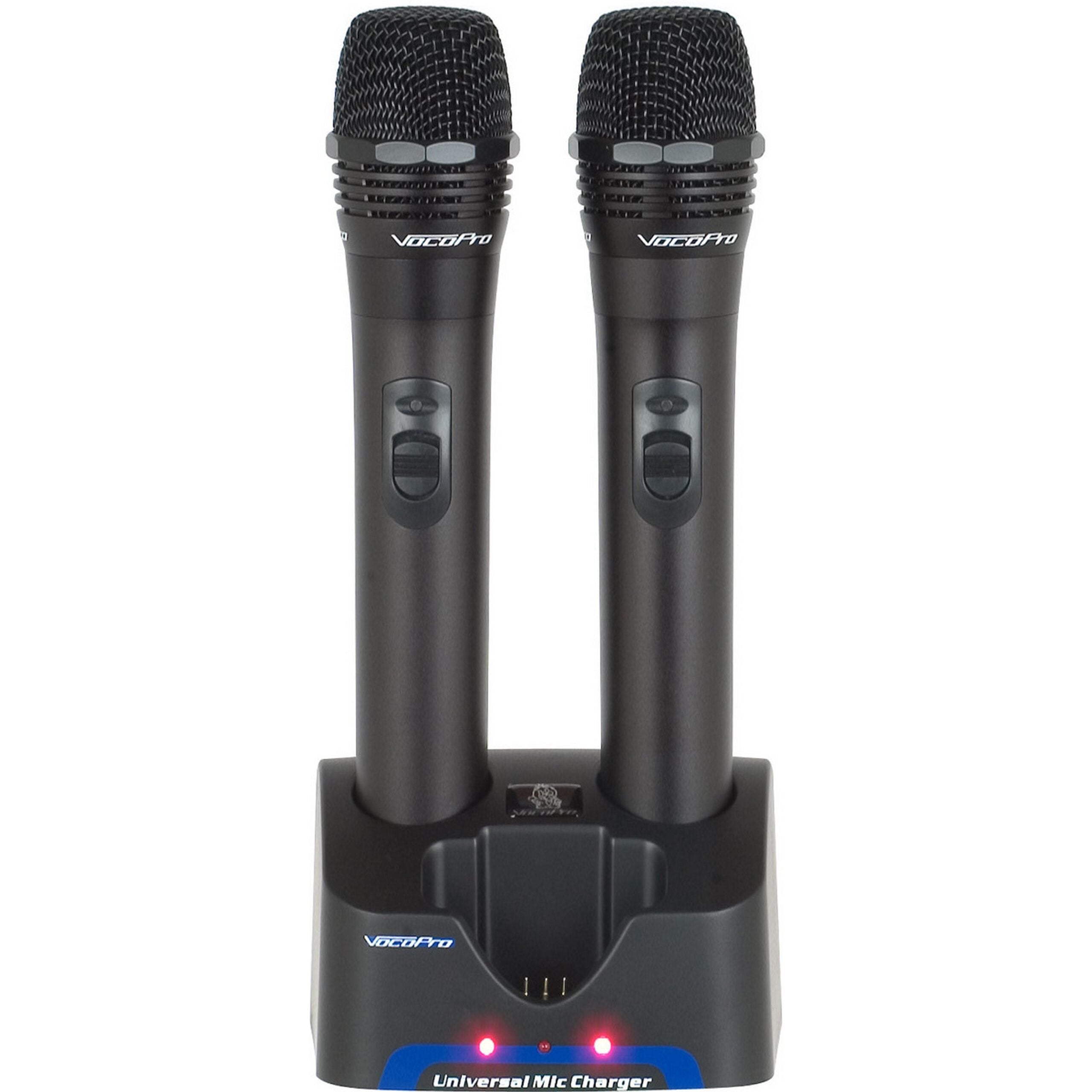 VocoPro UHF 3205 UHF Dual Channel Rechargeable Wireless Microphone