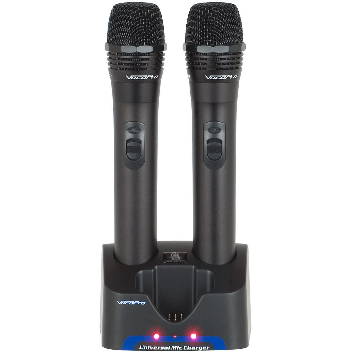 VocoPro UHF-3205 UHF Dual Channel Rechargeable Wireless Microphone System, Frequency 9