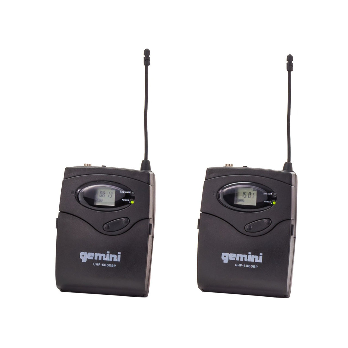 Gemini UHF-6200HL | Dual Channel Wireless System with 2 Headset Lavalier