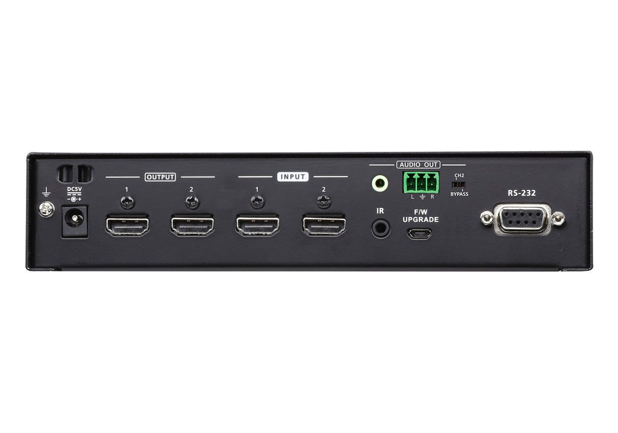 ATEN VM0202HB 2 x 2 True 4K HDMI Matrix Switch with Audio De-Embedder