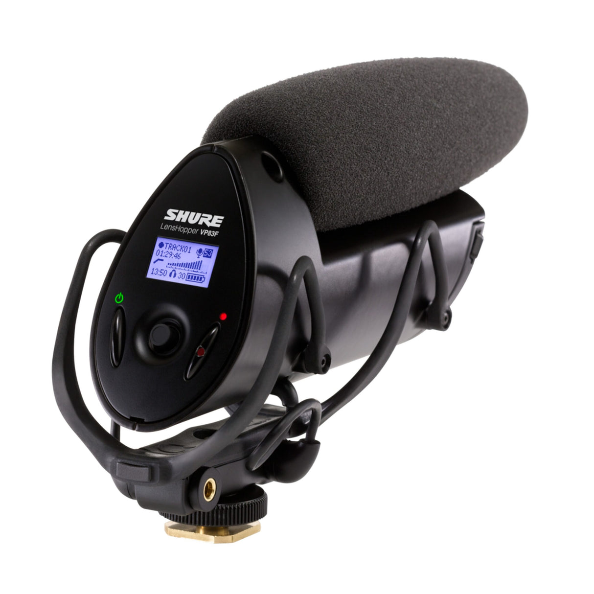 Shure VP83F LensHopper Camera-Mount Condenser Microphone with Integrated Flash Recording