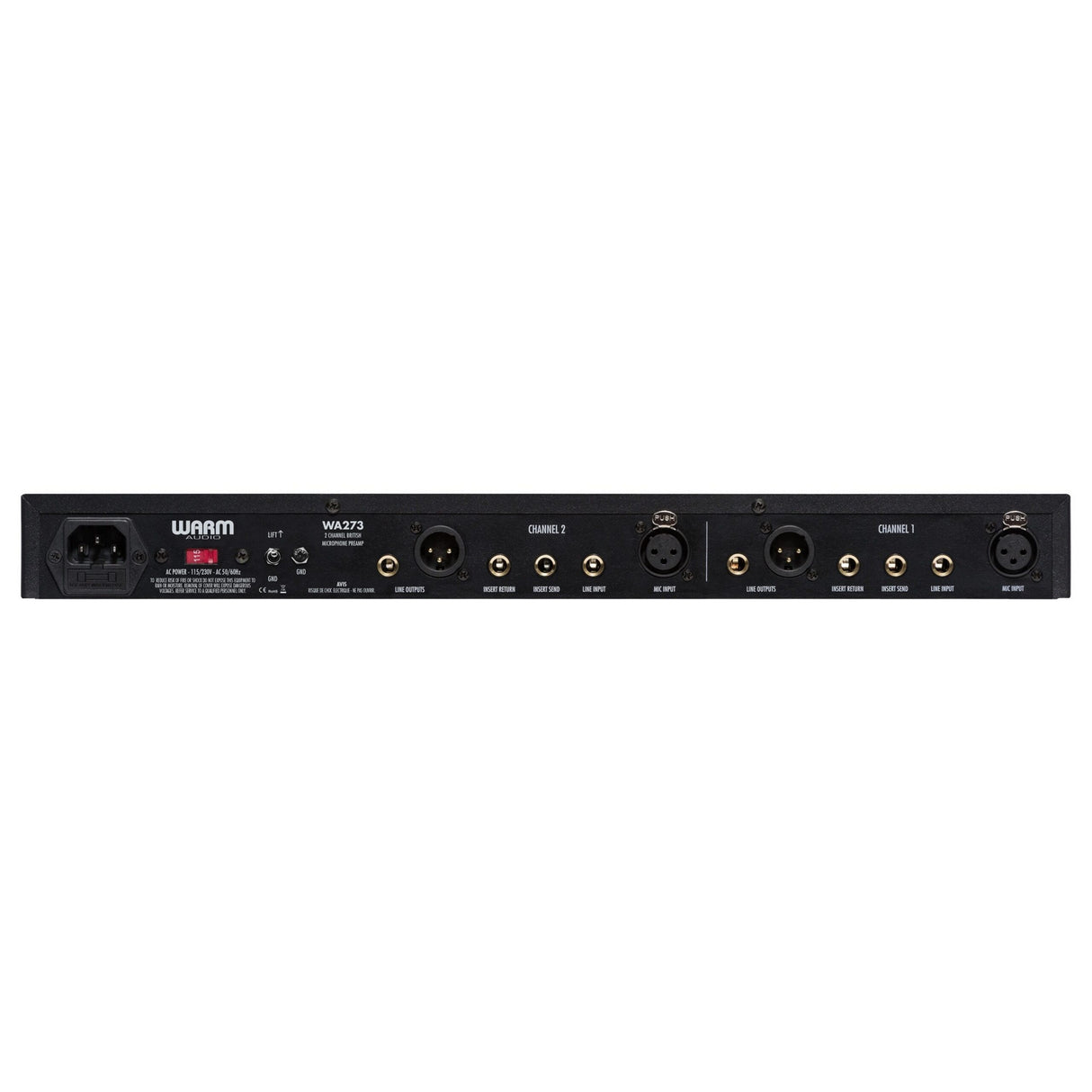 Warm Audio WA273 Dual Channel British Style Microphone Preamp