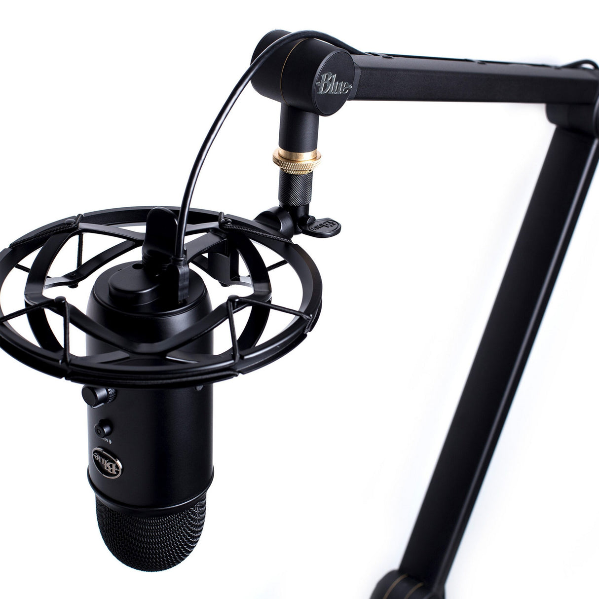 Blue Yeticaster Professional Streaming Bundle with Yeti USB Microphone, Radius III and Compass