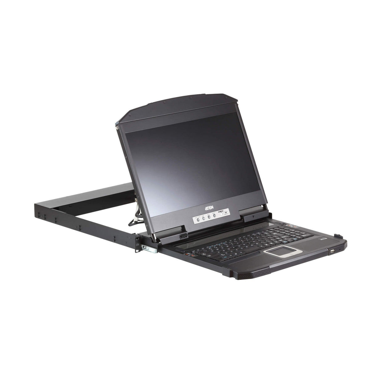 ATEN CL3800NW Ultra Short Depth Dual Rail WideScreen LCD Console