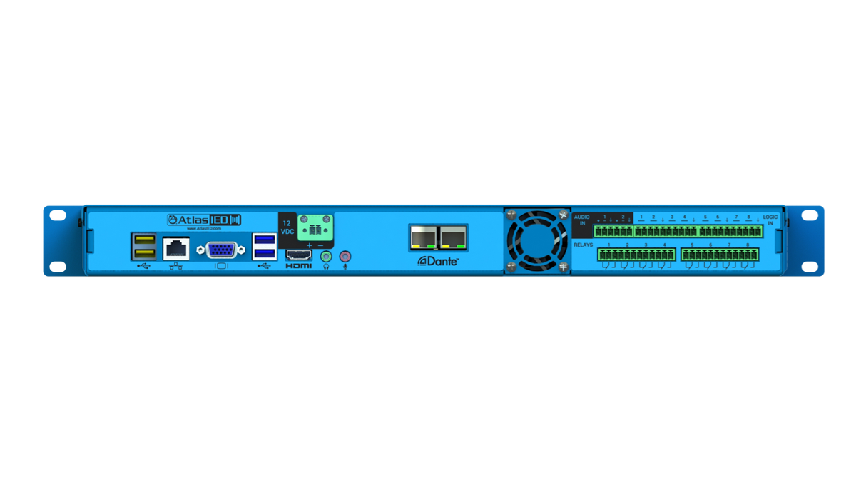 AtlasIED IP116-D-EDU-CS Announcement Control System with 16 Dante Simultaneous Audio Streams