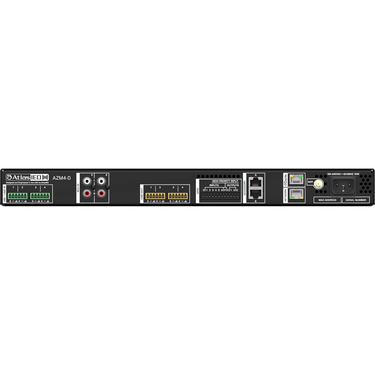 AtlasIED Atmosphere Audio Processor with Dante