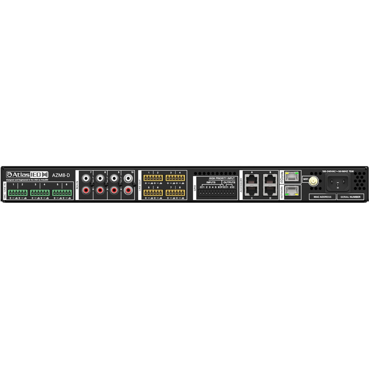 AtlasIED Atmosphere Audio Processor with Dante