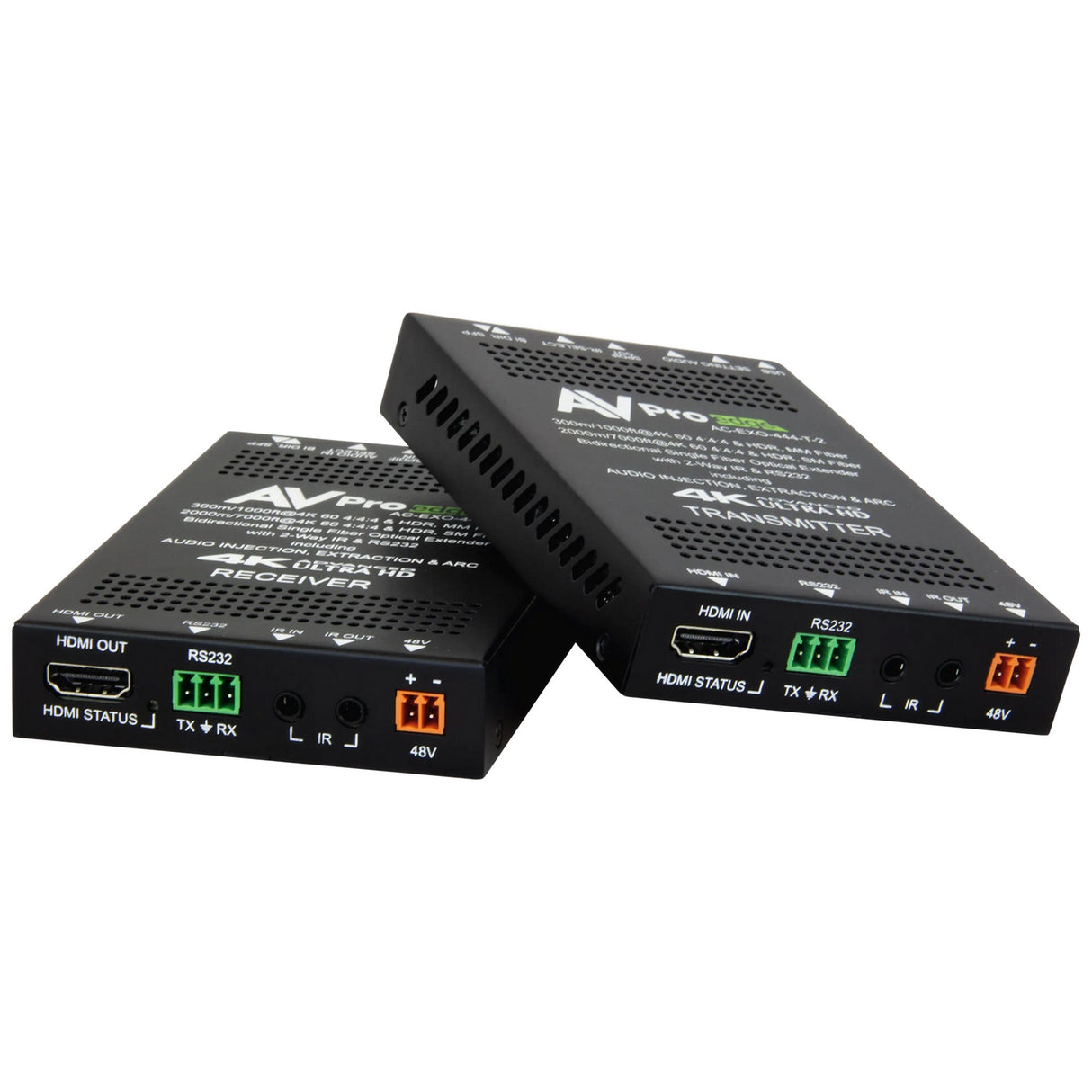 AVPro Edge AC-EXO-444-KIT 2km 18Gbps Fiber Optic Extender Kit