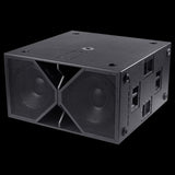 BASSBOSS ZV28-MK3 5000W Dual 18-Inch Vented Direct-Radiating Extended-Depth Powered Subwoofer