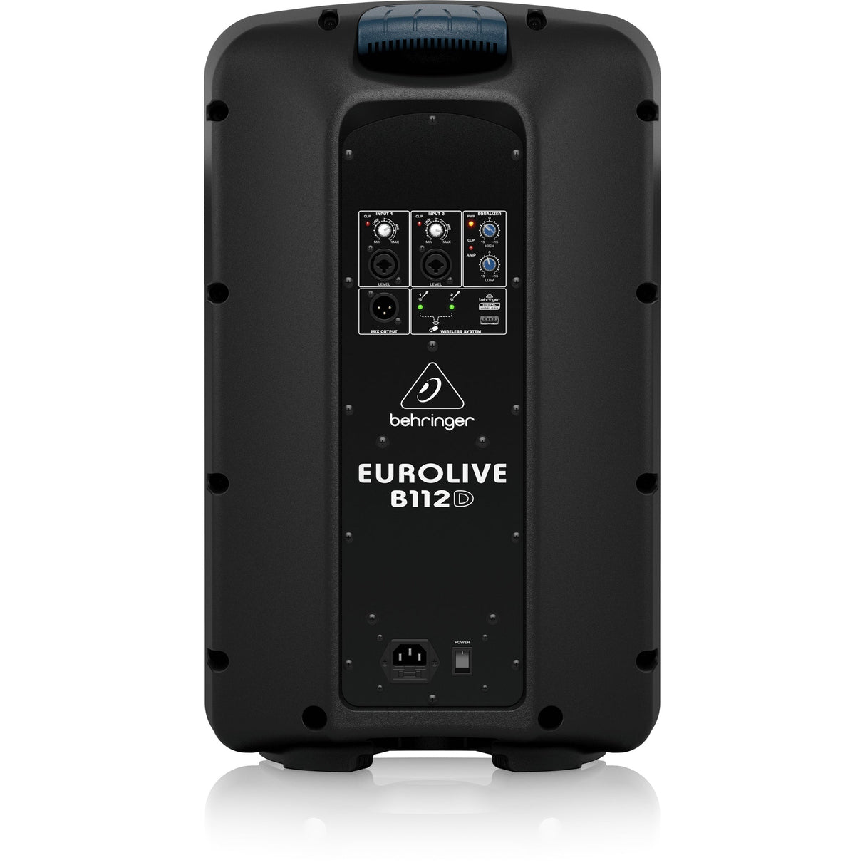 Behringer B112D Active 2-Way 12" PA Speaker System with Wireless Option and Integrated Mixer