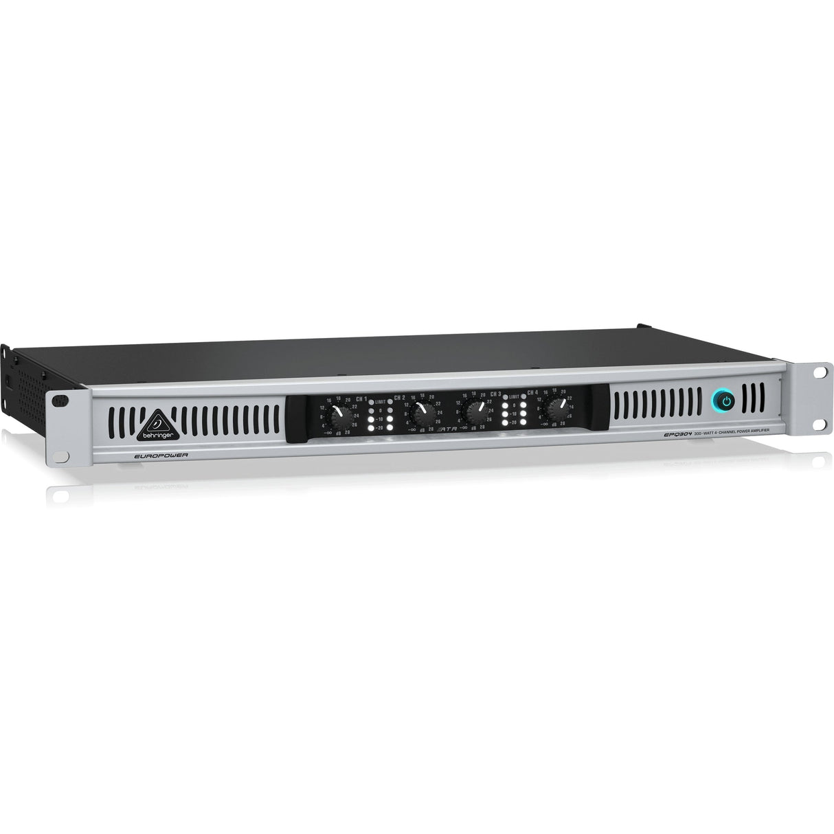 Behringer EPQ304 300W Lightweight 4-Channel Power Amplifier with ATR (Accelerated Transient Response) Technology