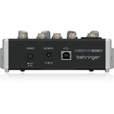 Behringer XENYX 502S 5-Input Analog Mixer with USB Streaming