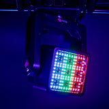 Blizzard Lighting Switchblade Flip Dual-Faced RGBW Hybrid Moving Head with Infinite Pan and Tilt