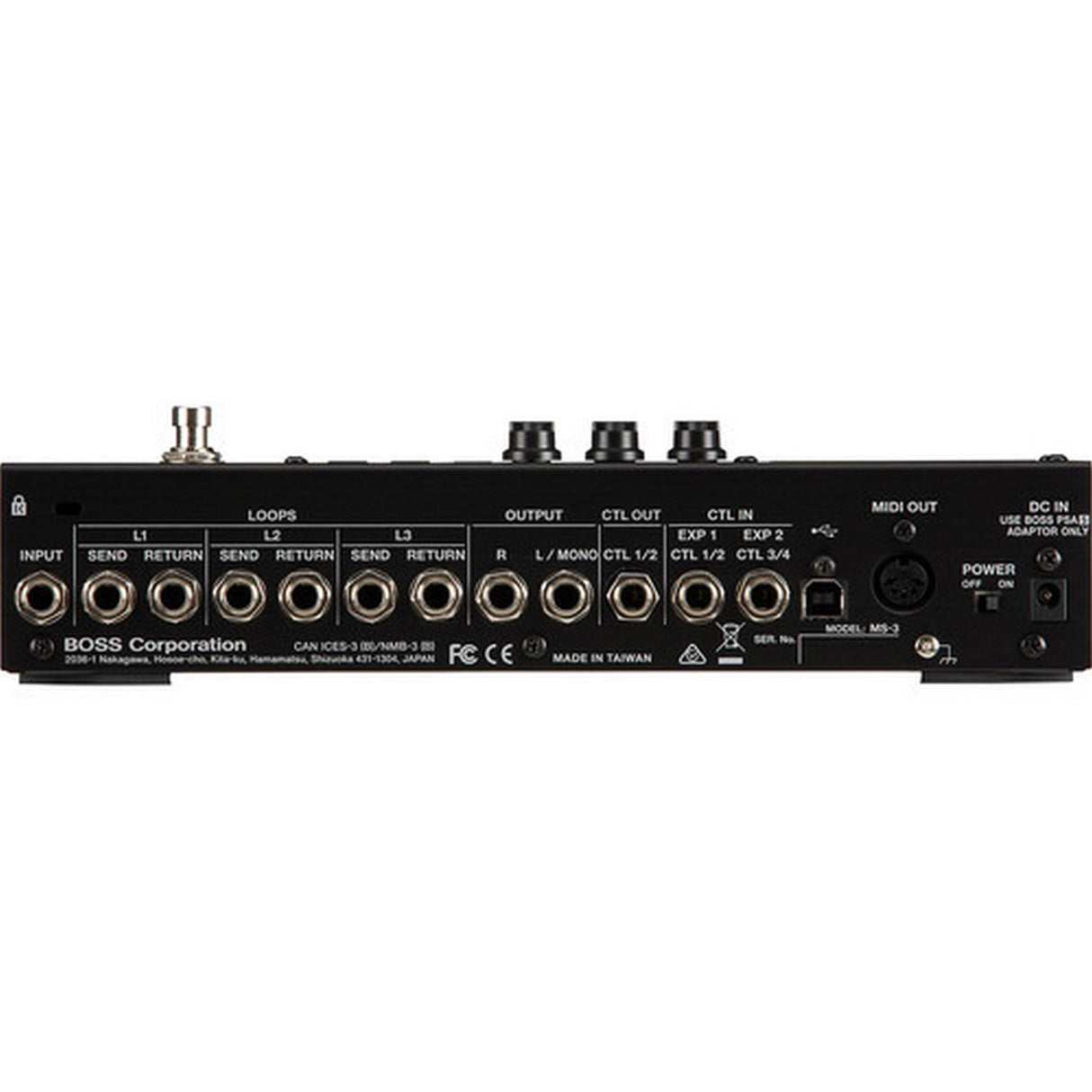 BOSS MS-3 Multi Effects Switcher with Multi-Looper