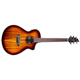 Breedlove Pursuit Exotic S Concert CE Acoustic-Electric Guitar, Edgeburst Finish