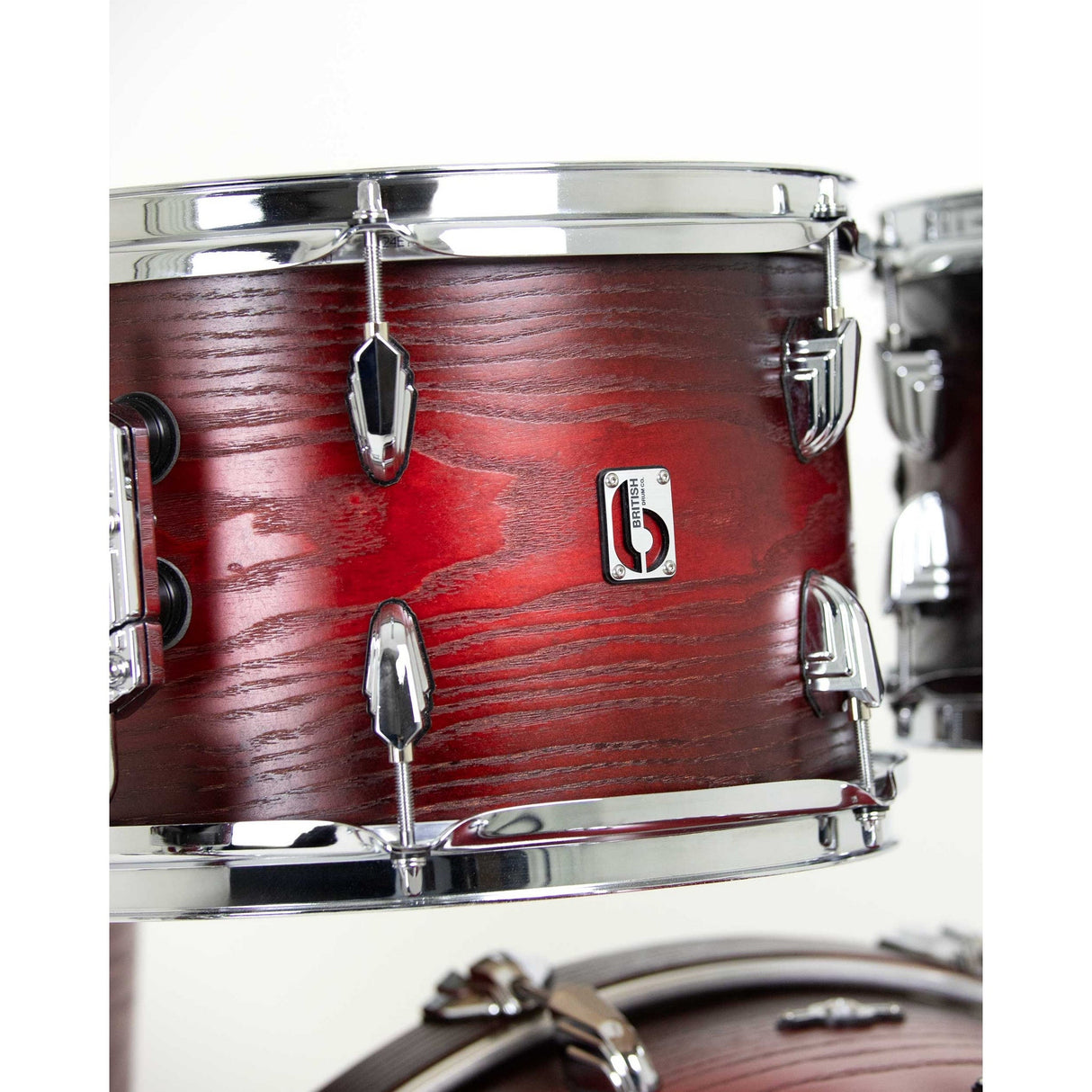 British Drum Co LEG-22-FS-RDL Legend Series Fusion 22 Kit, Redlands Finish