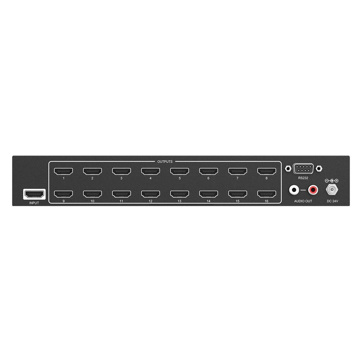 BZBGEAR BG-UHD-DA1X16 HDMI V2.0 1X16 Splitter with Downscaling and AOC Supported