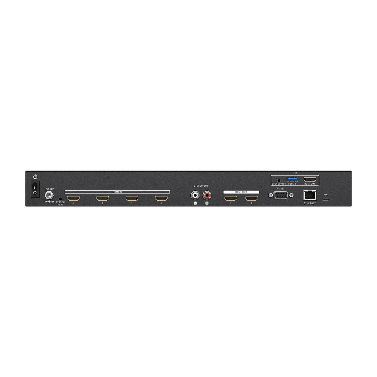 BZBGEAR BG-UHD-QVP-4X2 4K/UHD 4X2 Seamless Multiviewer/Presentation Switcher/Scaler