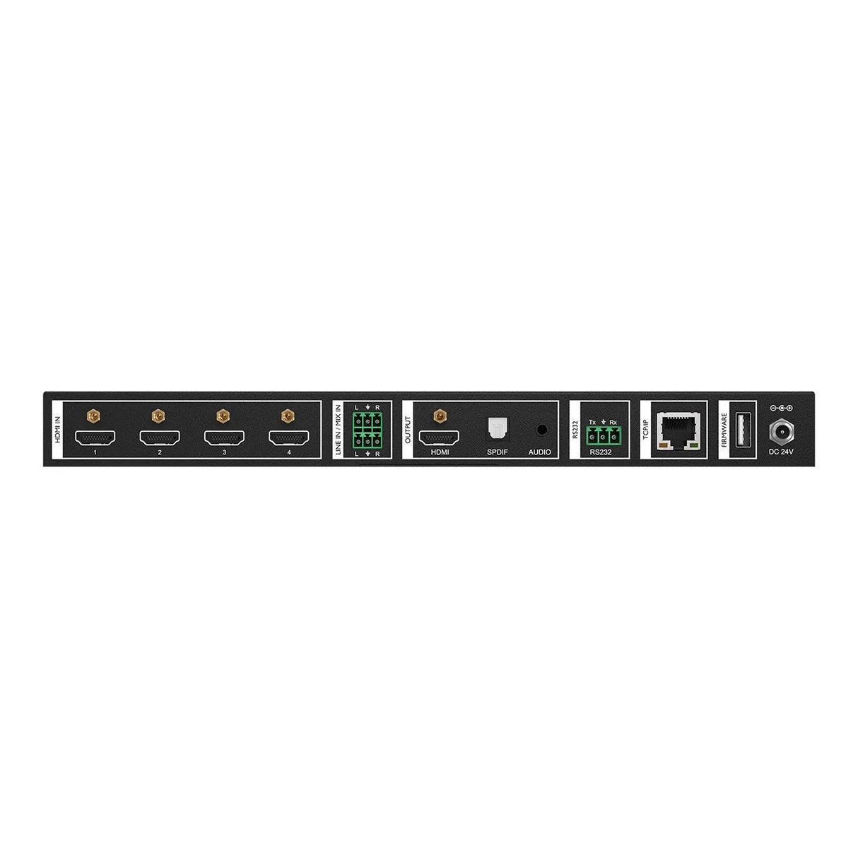 BZBGEAR BG-UMV-HA41 4X1 4K HDMI Seamless Switcher/Scaler