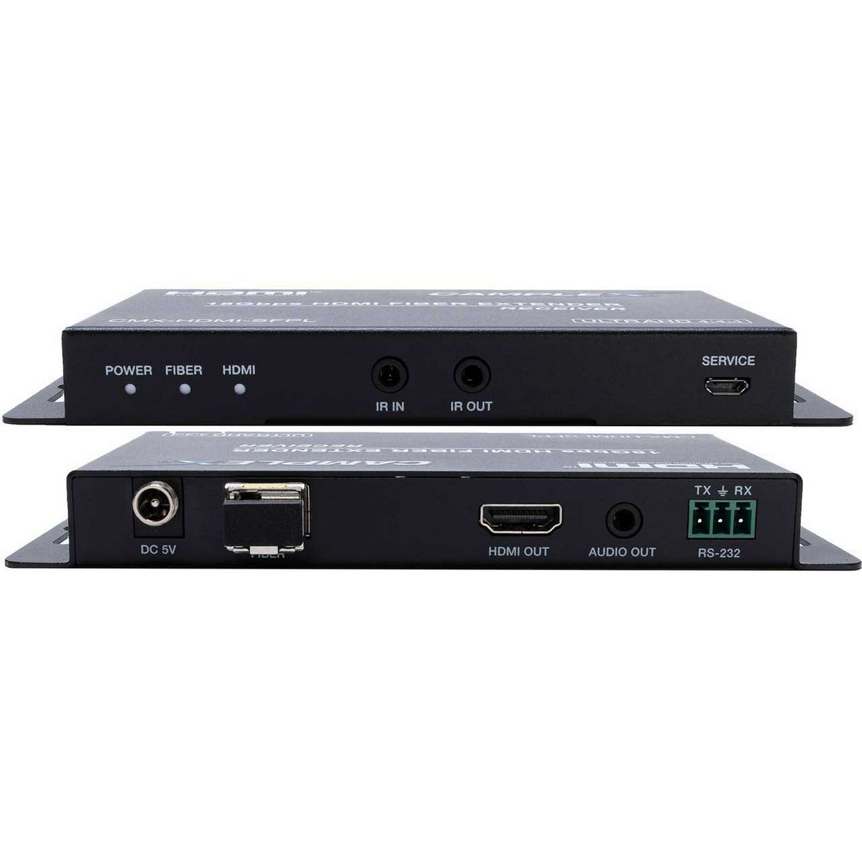 Camplex 18 Gb/s HDMI over Single-Mode Fiber Extender Kit with Audio Extracting