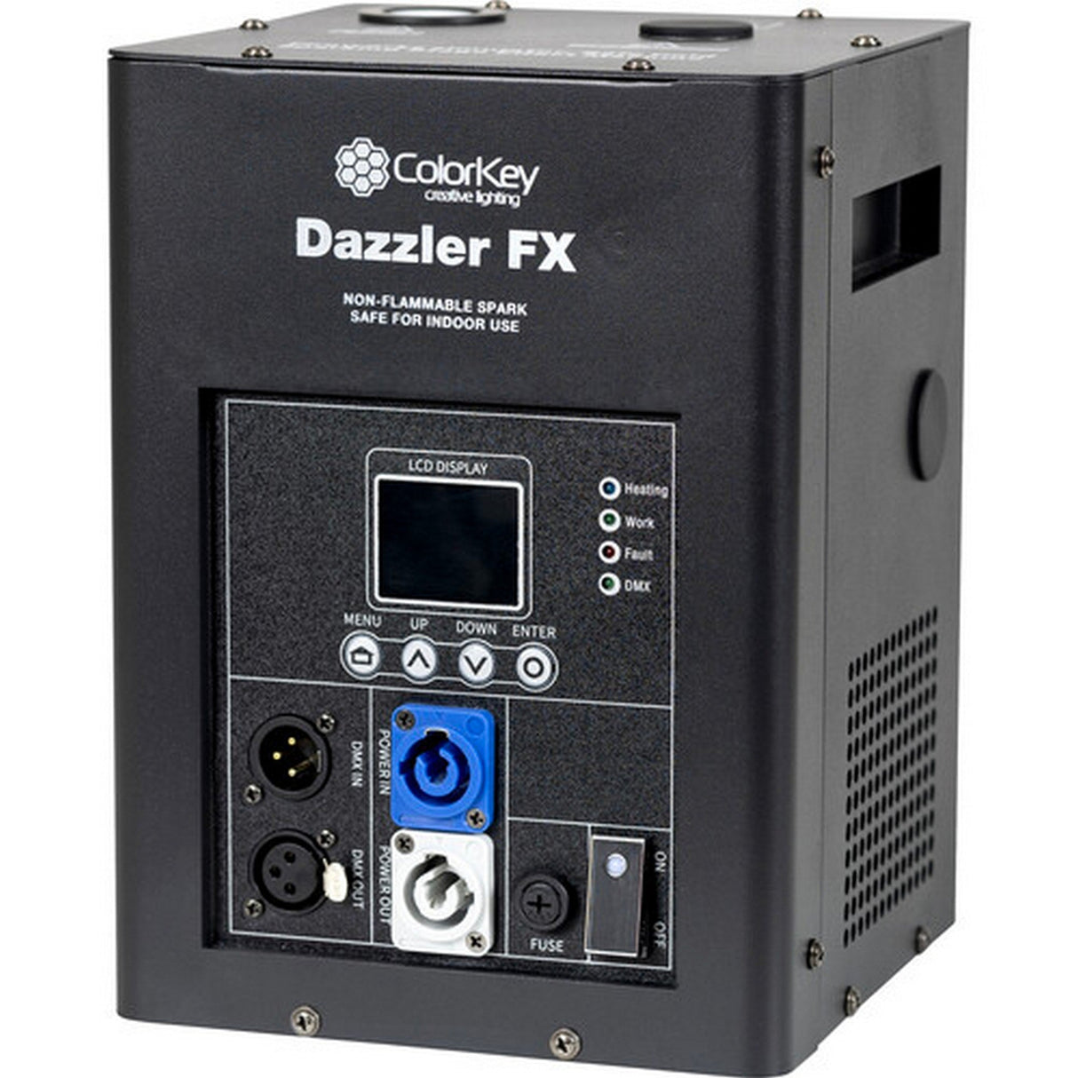 ColorKey Dazzler FX MK2 Cold Spark Machine 2-Pack Bundle with Road Case