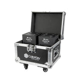 ColorKey 2-Piece Carrying Capacity Flight Case with Casters for Dazzler FX