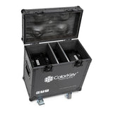 ColorKey 2-Piece Flight Case with Castors for Creator BX7 Wash Moving Head Black
