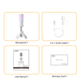Comica EJoy Uni S RGB Cardioid Condenser USB Microphone