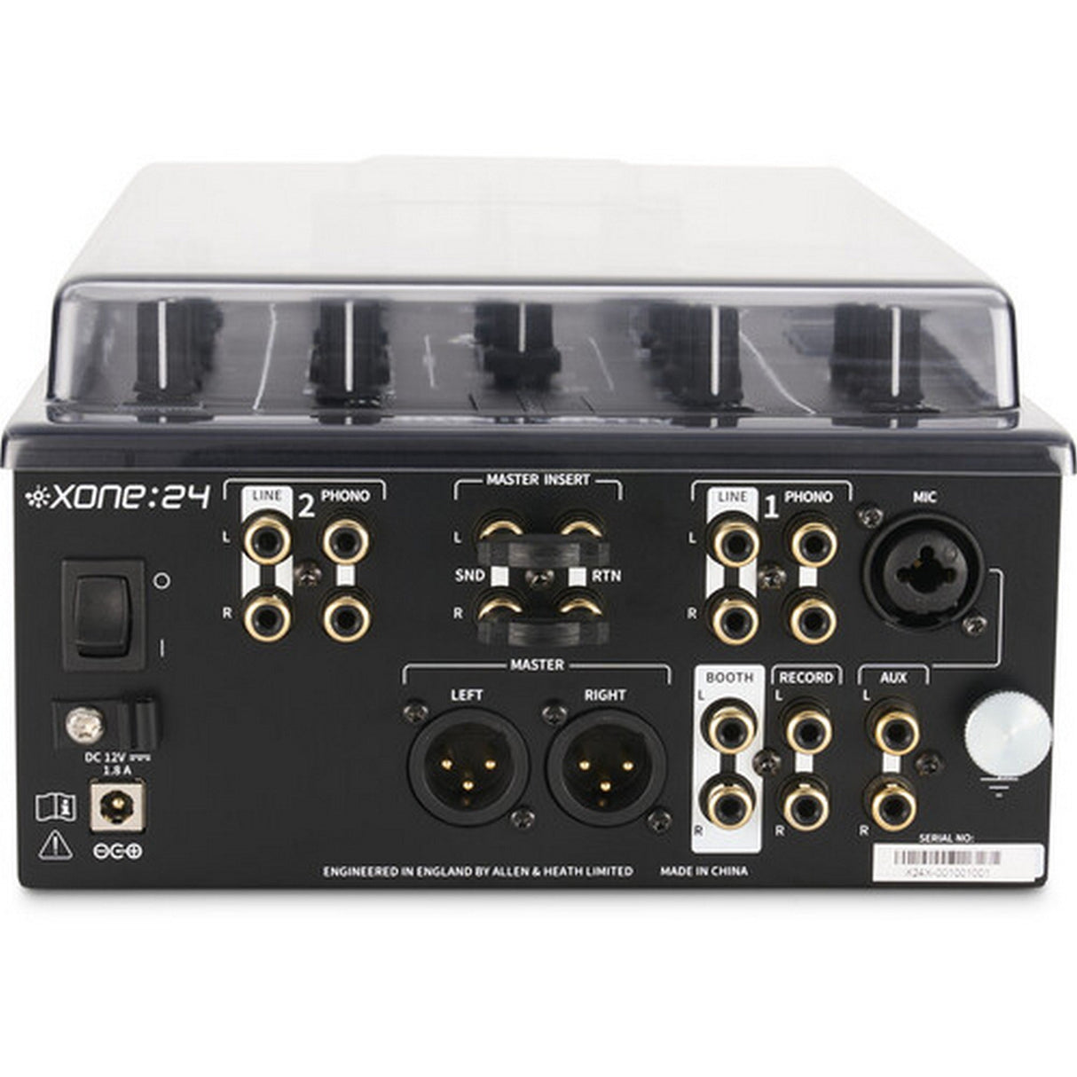 Decksaver DS-PC-XONE24 Cover for Allen & Heath Xone:24 and 24C