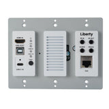 DigitaLinx IP IPEX6001U-WP-W 6000 Series SDVoE Wall Plate Encoder