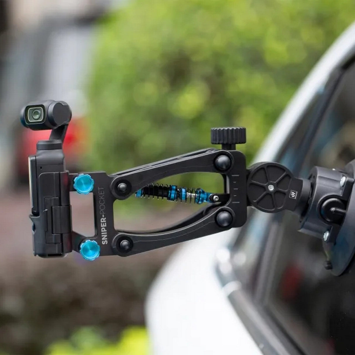 DigitalFoto SNIPER-POCKET Z Axis Car Damping Spring Arm with Suction Cup for DJI OSMO POCKET 3