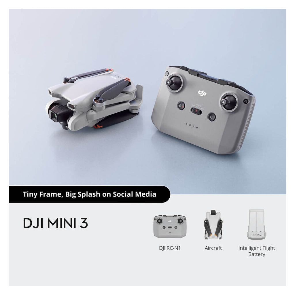 DJI Mini 3 Fly More Combo with DJI RC, 4K HDR Camera Drone