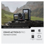 DJI Osmo Action 5 Pro Standard Combo, 4K/120fps Waterproof Action Camera