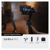 DJI RS 4 Pro 3-Axis Gimbal Stabilizer, 10 lb Payload for Cinema Cameras