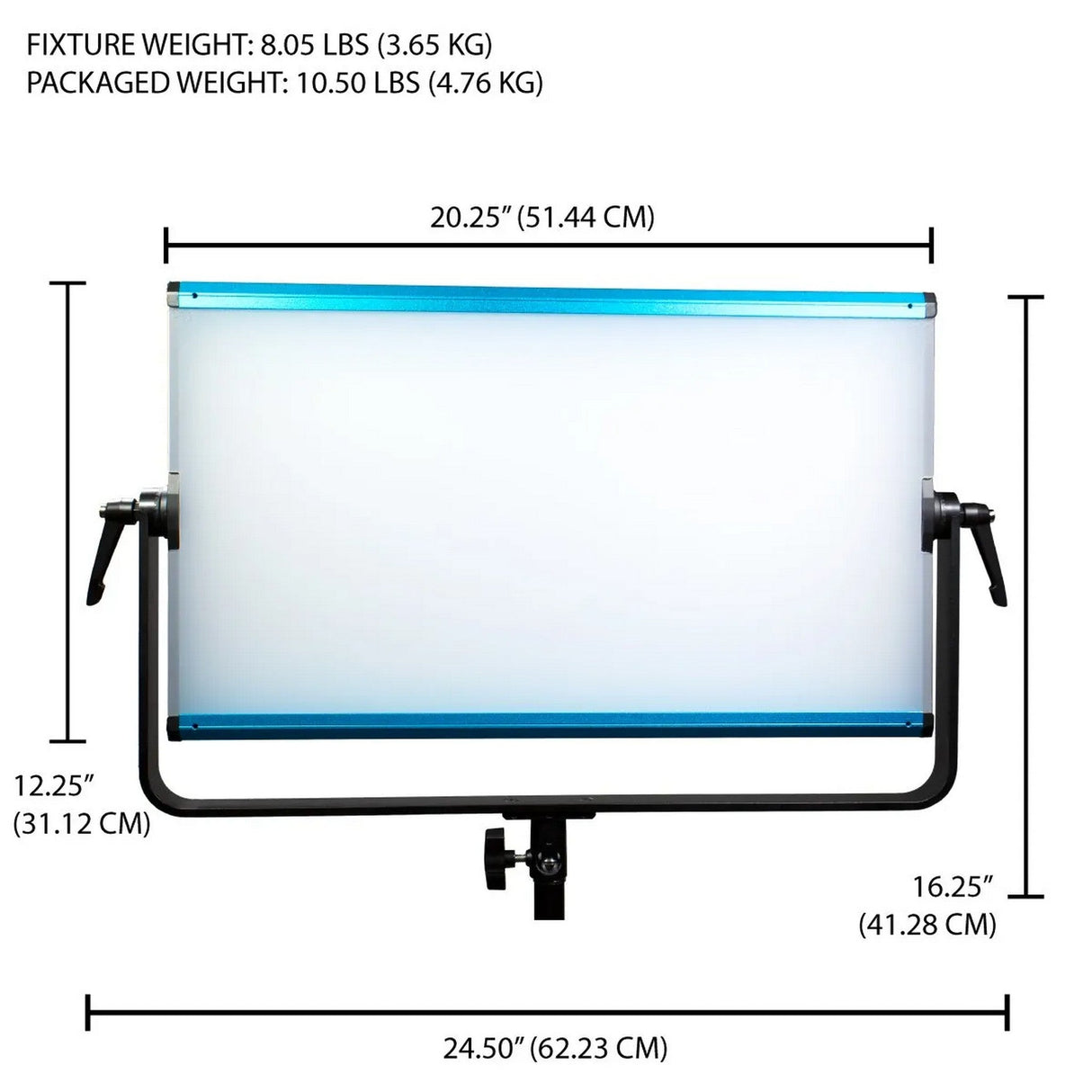 Dracast DRX2000RGB X Series LED2000 RGB and Bi-Color LED Video Light Panel, V-Mount