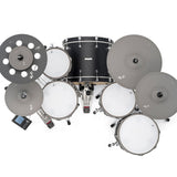 EFNOTE 7X Acoustic Designed Electronic Drum Set, Black Oak Wrap