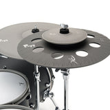 EFNOTE 7X Acoustic Designed Electronic Drum Set, Black Oak Wrap Finish