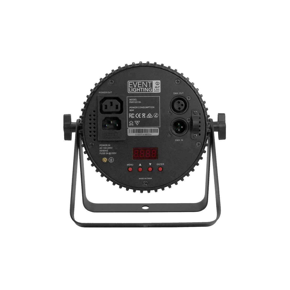 Event Lighting PAR12X12L Indoor Lite RGBWAU LED Par